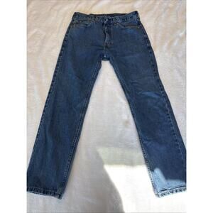 Levi’s 505 Denim Blue Jeans Men 33x32